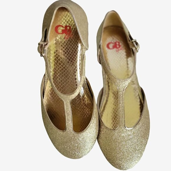 GB Girls Ankle Strap Flats SZ 4 M - Picture 1 of 7